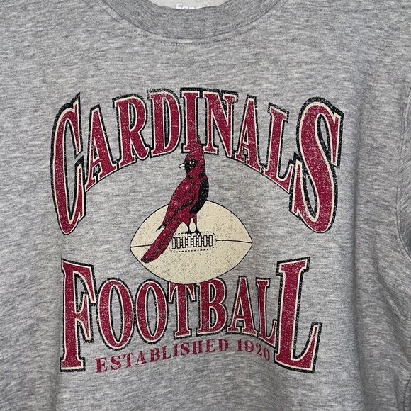 Fanatics Gray Cardinals Football Sweatshirt - Picture 2 of 4